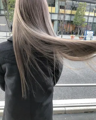 ロング カラー miri髪質改善 久留米/韓国のヘアスタイル