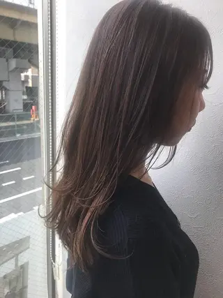 ロング カラー 柴田 祐輔のヘアスタイル