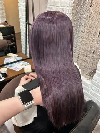 ロング カラー 🦄🩵YUNA 🩵🦄のヘアスタイル