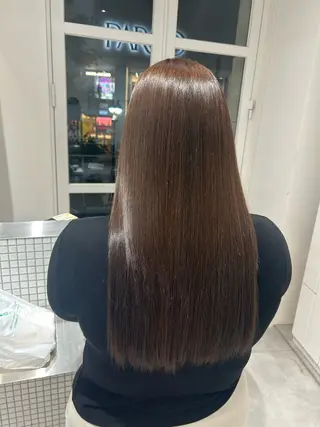 ロング おしゃれボブ/暖色 カラー🧶いろはのヘアスタイル