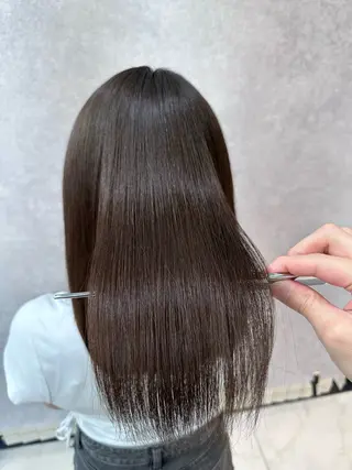 ロング 🔸縮毛矯正/髪質 改善カラー石崎🔸のヘアスタイル