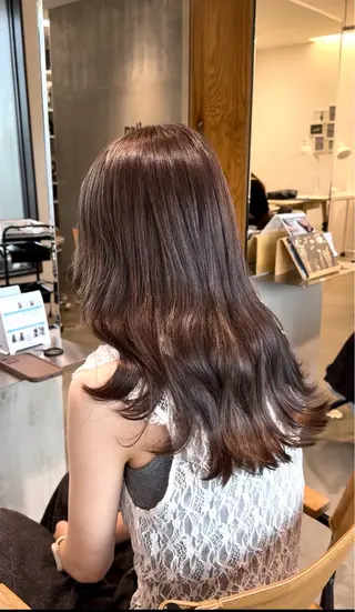 ロング カラー 各務原/カラー/ブリ ーチお任せください!のヘアスタイル