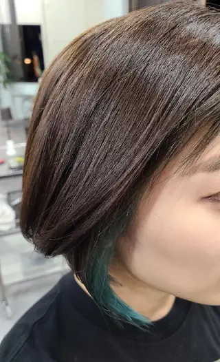 ショート カラー ヘアアレンジ terra✂️川嶋 大輔のヘアスタイル