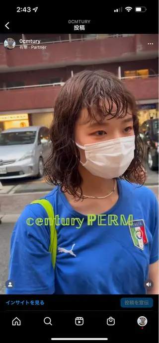ミディアム zoey kego所属・zoey centuryのヘアスタイル