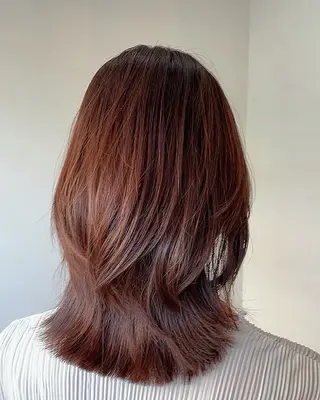 ミディアム mono.所属・南茨/ヘッドスパ /カット/momoのヘアスタイル