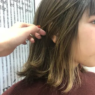 ミディアム yu kiのヘアスタイル