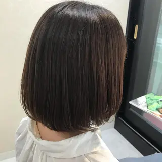ミディアム ママ美容師 *ヒマワリのヘアスタイル