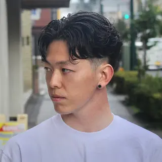 ミディアム メンズ KINGSMAN TOKYO BARBERSHOP 本店所属・Syuta 💈KINGSMANのヘアスタイル