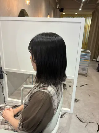 ミディアム 石井綾華🩰10月 カットモデル無料のヘアスタイル