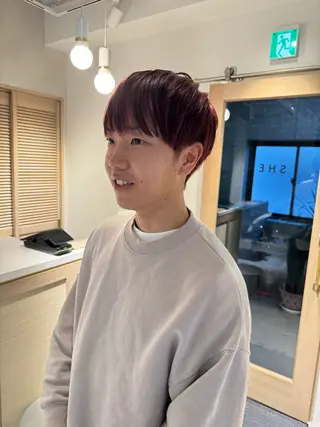 ショート 頭皮につけないカラー /白髪ぼかし/実加永のヘアスタイル