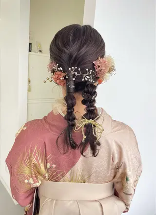 ヘアアレンジ 錦 茉李のヘアスタイル