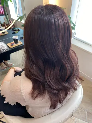 ロング カラー 個性派/ブリーチ ＊ほのかのヘアスタイル