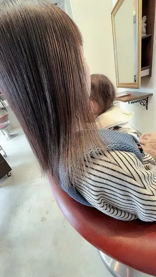 セミロング カラー オーナースタイリスト 佐藤のヘアスタイル