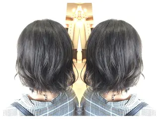 ミディアム カラー 髪質改善/痛ませ ないカラー/西村航大のヘアスタイル