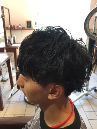 パーマ ヘアアレンジ メンズ メンズパーマの巨匠 鈴木純のヘアスタイル