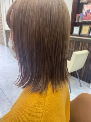 ミディアム 宮澤 美幸のヘアスタイル