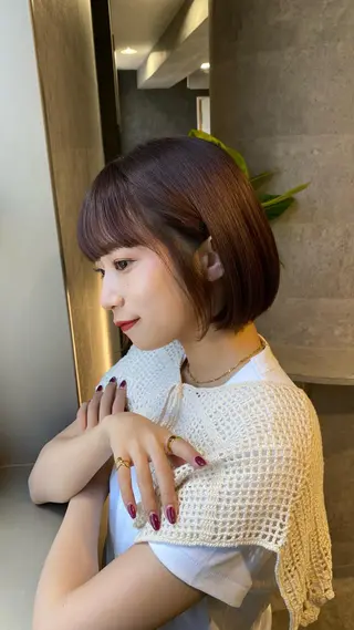 ショート カラー 女性が憧れる ショート/角田愛和のヘアスタイル