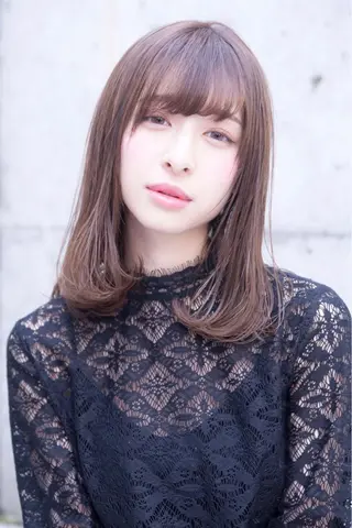 ミディアム カラー hao所属・西山 頌太のヘアスタイル