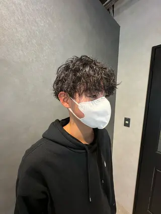 パーマ メンズ メンズモデル募集中 <石川愛莉>のヘアスタイル