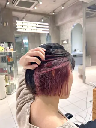 カラー ハイトーン/くすみ カラー seina★のヘアスタイル