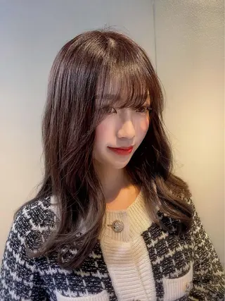 セミロング 🫧ふじたまゆ🫧 レイヤーカット✂︎のヘアスタイル