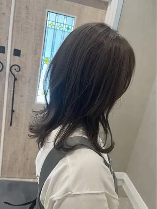 セミロング Calbari 中田 莉紗/奥州市水沢のヘアスタイル
