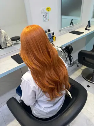 ロング カラー 🩷モテ髪&透明感 🩷ミルクティー🩷のヘアスタイル