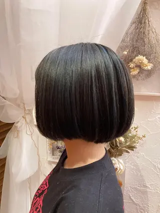ショート カラー ヘアアレンジ Agu hair mieux宮崎大塚店所属・デザインカラー✨ 日高桃佳のヘアスタイル
