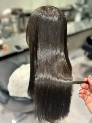 セミロング カラー 🌈ウルトワ水素 髪質改善naru🌈のヘアスタイル