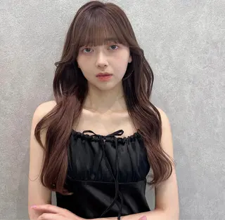 ロング 韓国ヘア/耳ツボジュ エリー♡ayumuのヘアスタイル