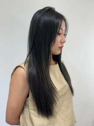 ロング 似合わせhair /モガミユナ🎀のヘアスタイル