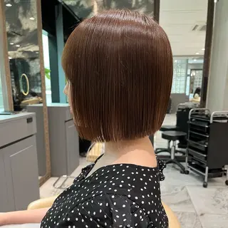 ショート 大人ボブ/透明感 カラー/松原和志のヘアスタイル