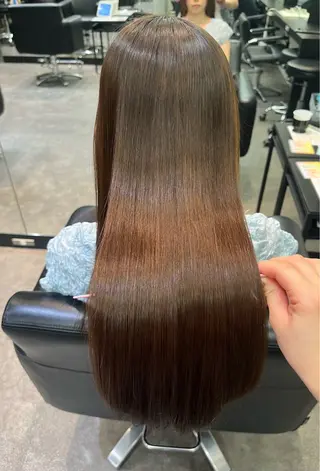 ロング ダブルカラー🫐 /まゆ🎀のヘアスタイル