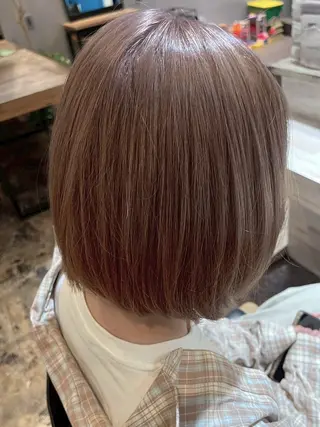 ミディアム カラー ハイトーン/韓国風/ 艶髪/吉祥寺のヘアスタイル