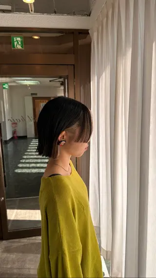 ショート カラー ヘアアレンジ cecil hair 難波店所属・髪質改善透明感カラー /SHOGO☀️のヘアスタイル