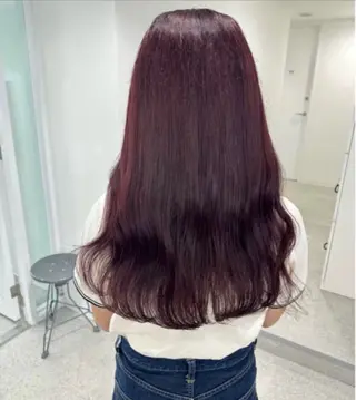 ロング miku/ラベンダー 透明感カラー🪻❤︎のヘアスタイル