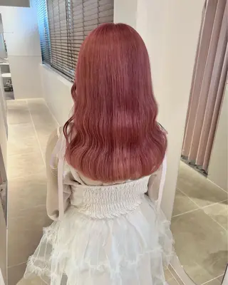 ミディアム カラー ヘアアレンジ 💕ブリーチカラー☁ 髪質改善💖サワのヘアスタイル