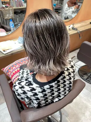 ミディアム 髪質改善×艶髪 斉藤 勝のヘアスタイル