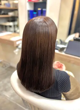 セミロング ヘアメイクニューヨーク根津店所属・リニューアルオープン ☆根津店齋藤のヘアスタイル