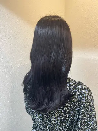 ロング カラー PUUR所属・🍒鈴木 エミリ🍒のヘアスタイル