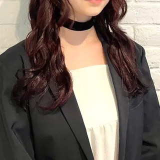 ロング カラー van shionのヘアスタイル