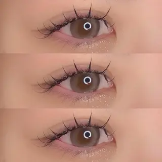 マツエク・マツパ 肌に馴染むハイトーン /ミルクティーカラーのヘアスタイル