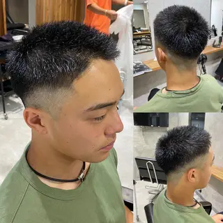 メンズ R/🤎 パーマ&ブリーチ🔥のヘアスタイル