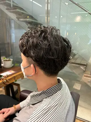 パーマ メンズ サソウ ユリエ🥥のヘアスタイル