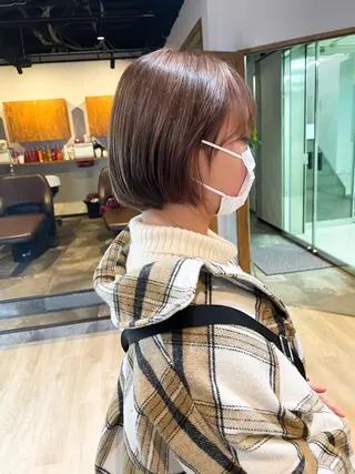 ショート カラー 髪質改善/ブリーチ 田代 龍我のヘアスタイル