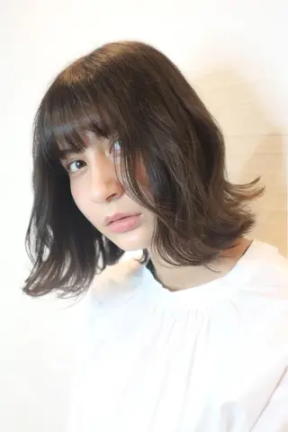 ミディアム 野呂 隼人のヘアスタイル