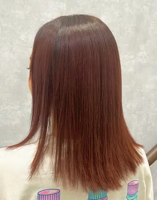 セミロング 柔らか透明感カラー/ アレンジ/レイヤーのヘアスタイル