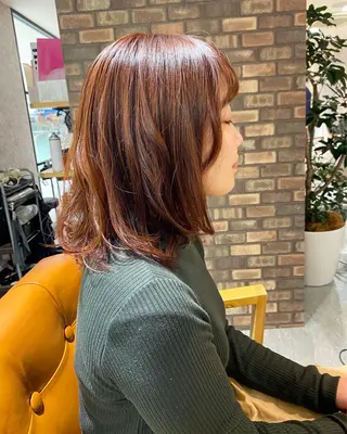 ミディアム 髪質改善&デザイン専門店Retto:天王寺阿倍野店所属・髪質改善/デザイン/ 天王寺/奥野和広のヘアスタイル