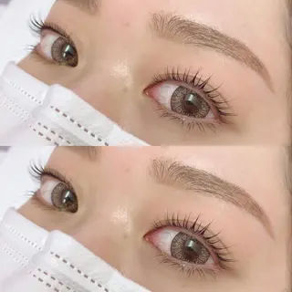 マツエク・マツパ アイブロウ watanabe🩵 eyelistのマツエク・マツパデザイン