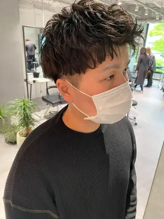 ショート 🔱メンズパーマ特化 🔱山下和輝のヘアスタイル
